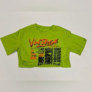 Like green vintage crop